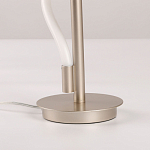 Настольная лампа белым изогнутым плафоном на круглой подставке Luke Lampco Tracer Lamp варинант исполнения - 11 | Loft Concept в Нижнем Новгороде