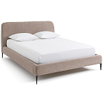 Кровать с обивкой велюр Hazel Velour Beige Bed варинант исполнения - 1 | Loft Concept в Нижнем Новгороде