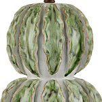 Настольная лампа с фактурным основанием с сочетании белого и зеленого цветов Festoon варинант исполнения - 1 | Loft Concept в Нижнем Новгороде