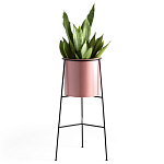 Кашпо из металла Elevated Planters розовое варинант исполнения - 1 | Loft Concept в Нижнем Новгороде