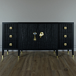 Большой Комод-буфет Elsa Dreams Black с ящиками варинант исполнения - 3 | Loft Concept в Нижнем Новгороде