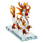 Декоративная стеклянная статуэтка Дракон Glass Dragon Statuette варинант исполнения - 2 | Loft Concept в Нижнем Новгороде