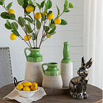 Статуэтка заяц из текстурированной терракоты и покрытый глянцевой краской под бронзу Rabbit Charm  варинант исполнения - 6 | Loft Concept в Нижнем Новгороде