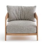 Кресло с каркасом из массива ясеня Deniaud Ash Grey Armchair варинант исполнения - 2 | Loft Concept в Нижнем Новгороде