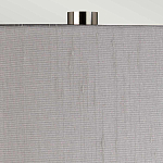 Настольная лампа с цилиндрическим абажуром и прозрачным стеклянным основанием Quintiesse варинант исполнения - 6 | Loft Concept в Нижнем Новгороде