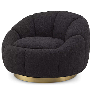 Кресло Eichholtz Swivel Chair Inger Black