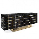 Дизайнерский комод в сочетании черного и золотого цвета Nubian варинант исполнения - 1 | Loft Concept в Нижнем Новгороде