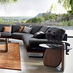 Дизайнерский журнальный стол c круглой столешницей на фигурном основании Usake варинант исполнения - 1 | Loft Concept в Нижнем Новгороде