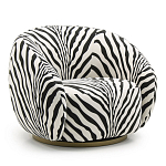 Кресло Bear с принтом Зебра варинант исполнения - 1 | Loft Concept в Нижнем Новгороде