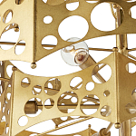 Люстра фигурная золотого цвета Corrugated Panels варинант исполнения - 2 | Loft Concept в Нижнем Новгороде