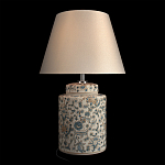 Настольная лампа цилиндрическая с цветочной росписью Lamp Flower Painting варинант исполнения - 3 | Loft Concept в Нижнем Новгороде