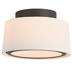 Потолочный светильник с круглым хлопковым абажуром Frosted Diffuser варинант исполнения - 1 | Loft Concept в Нижнем Новгороде