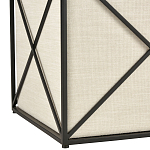 Пуф бежевый с черной металлической рамой Beige Pouf варинант исполнения - 2 | Loft Concept в Нижнем Новгороде