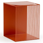 Оранжевый приставной стол из металла Lattice варинант исполнения - 1 | Loft Concept в Нижнем Новгороде