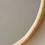 Зеркало круглое в раме из ротанга Wickerwork варинант исполнения - 2 | Loft Concept в Нижнем Новгороде