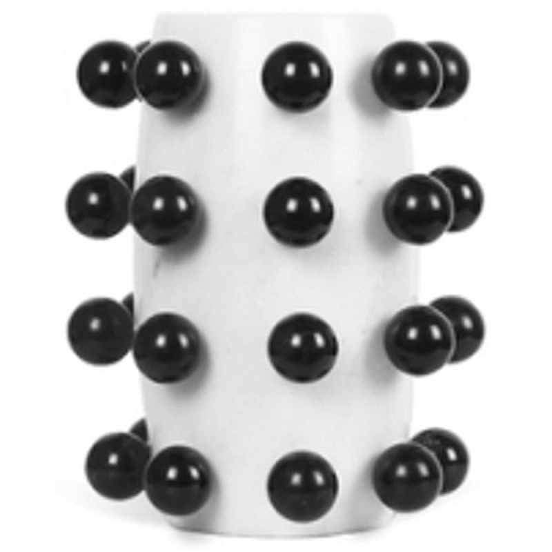 Ваза Molecule Vase White Black Spheres Белый Черный в Нижнем Новгороде | Loft Concept 