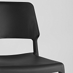 Пластиковый стул на ножках из массива бука Ferret Black 4 шт варинант исполнения - 8 | Loft Concept в Нижнем Новгороде