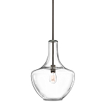 Подвесной светильник прозрачный стеклянный органической формы Kichler варинант исполнения - 1 | Loft Concept в Нижнем Новгороде