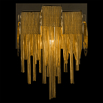 Бра с перфорированными металлическими дугами и цепочками 22 см Atlantis Chain варинант исполнения - 4 | Loft Concept в Нижнем Новгороде