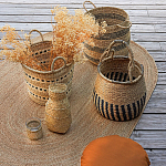 Корзина из плетеного морского тростника Leta Wicker Basket варинант исполнения - 5 | Loft Concept в Нижнем Новгороде