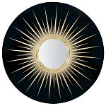 Настенное круглое зеркало Romilly Round Mirror Black варинант исполнения - 1 | Loft Concept в Нижнем Новгороде