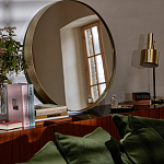 Круглое настенное зеркало Frontera Mirror варинант исполнения - 3 | Loft Concept в Нижнем Новгороде