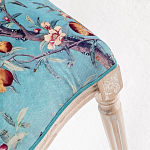 Стул из массива бука с изображением птиц и цветов Turquoise Beige Chinoiserie Garden Chair варинант исполнения - 4 | Loft Concept в Нижнем Новгороде