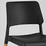 Пластиковый стул на ножках из массива бука Ferret Black 4 шт варинант исполнения - 7 | Loft Concept в Нижнем Новгороде