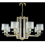 Люстра с 8-ю цилиндрическими плафонами из стекла Laurent варинант исполнения - 3 | Loft Concept в Нижнем Новгороде