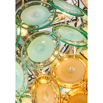 Люстра овальная с каскадом из разноцветных круглых подвесов Key Lustar варинант исполнения - 1 | Loft Concept в Нижнем Новгороде