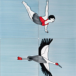 Плитка с узором Аист варинант исполнения - 3 | Loft Concept в Нижнем Новгороде