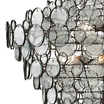 Люстра с каскадом из круглых прозрачных декоративных элементов Harmony of Light варинант исполнения - 1 | Loft Concept в Нижнем Новгороде