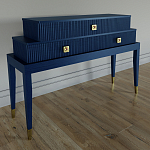 Премиальная Консоль с тремя ящиками Elsa Dreams Blue варинант исполнения - 1 | Loft Concept в Нижнем Новгороде