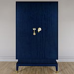 Платяной шкаф Elsa Dreams Blue с 2-мя фасадами варинант исполнения - 5 | Loft Concept в Нижнем Новгороде