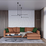 Торшер черного цвета с круглым основанием и вытянутым поворотным плафоном Trumpet tube варинант исполнения - 4 | Loft Concept в Нижнем Новгороде