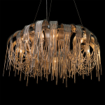 Люстра круглая подвесная с металлическими дугами и длинными цепочками 80 см Atlantis Chain варинант исполнения - 8 | Loft Concept в Нижнем Новгороде