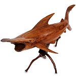 Статуэтка акула-молот деревянная Hammer варинант исполнения - 1 | Loft Concept в Нижнем Новгороде