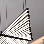 Люстра в виде распахнутых крыльев из тонких металлических планок Flight of Freedom варинант исполнения - 10 | Loft Concept в Нижнем Новгороде