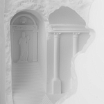 Встраиваемый в стену гипсовый светильник под покраску в античном стиле Antiquity Athena варинант исполнения - 8 | Loft Concept в Нижнем Новгороде