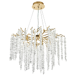 Люстра с декором в виде ветвей с хрустальными подвесками Fairytree Gold Crystal Chandelier 8 варинант исполнения - 2 | Loft Concept в Нижнем Новгороде