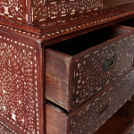 Буфет из массива тика инкрустированный костью Wooden Bone Inlay Mirror Cupboard варинант исполнения - 2 | Loft Concept в Нижнем Новгороде