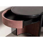 Дизайнерский письменный стол овальной формы с 2-мя выдвижными ящиками по бокам Parsec варинант исполнения - 4 | Loft Concept в Нижнем Новгороде