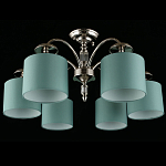 Люстра потолочная Nikoletta с бирюзовым плафоном варинант исполнения - 2 | Loft Concept в Нижнем Новгороде