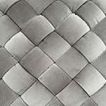 Пуф плетеный велюровый светло-бежевый  Soft Wicker Pouf варинант исполнения - 2 | Loft Concept в Нижнем Новгороде