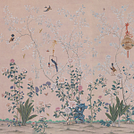 Обои ручная роспись Cecily pink варинант исполнения - 1 | Loft Concept в Нижнем Новгороде