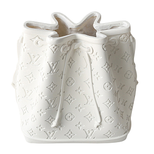 Кашпо в виде сумки  Bag Vase White Louis
