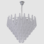 Люстра с подвесками из рифленного стекла в форме капель Textured Glass Chandelier варинант исполнения - 12 | Loft Concept в Нижнем Новгороде