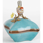 Фарфоровая шкатулка с птицей Eden Garden Blue варинант исполнения - 2 | Loft Concept в Нижнем Новгороде