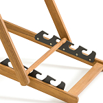 Шезлонг из акации и ткани Argentina варинант исполнения - 9 | Loft Concept в Нижнем Новгороде