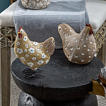 Статуэтка курица с текстурной поверхностью бежевого цвета Rustic Chicken варинант исполнения - 4 | Loft Concept в Нижнем Новгороде